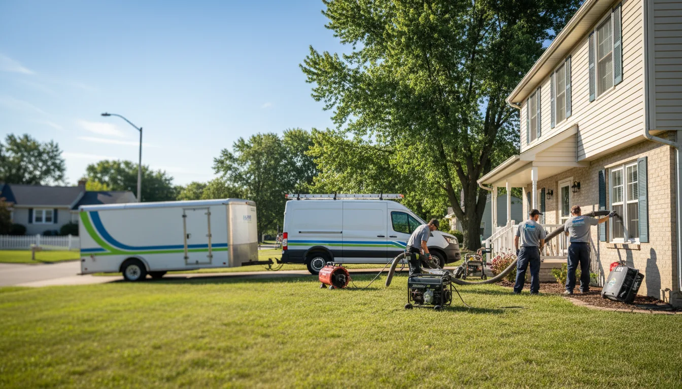 Flooded Basement Restoration And Cleanup With Repair in Brinklow, MD near me